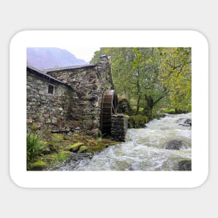 Borrowdale water Mill Sticker